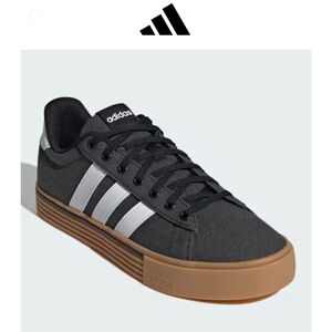 Adidas Tenniscore Streetwear Skate Shoes in Denim Black Mens 8 Women’s 9.5
